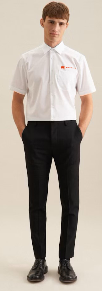 Seidensticker® Modern Fit, Kent Kragen, Kurzarm,  001001/003001, Wirlinger 